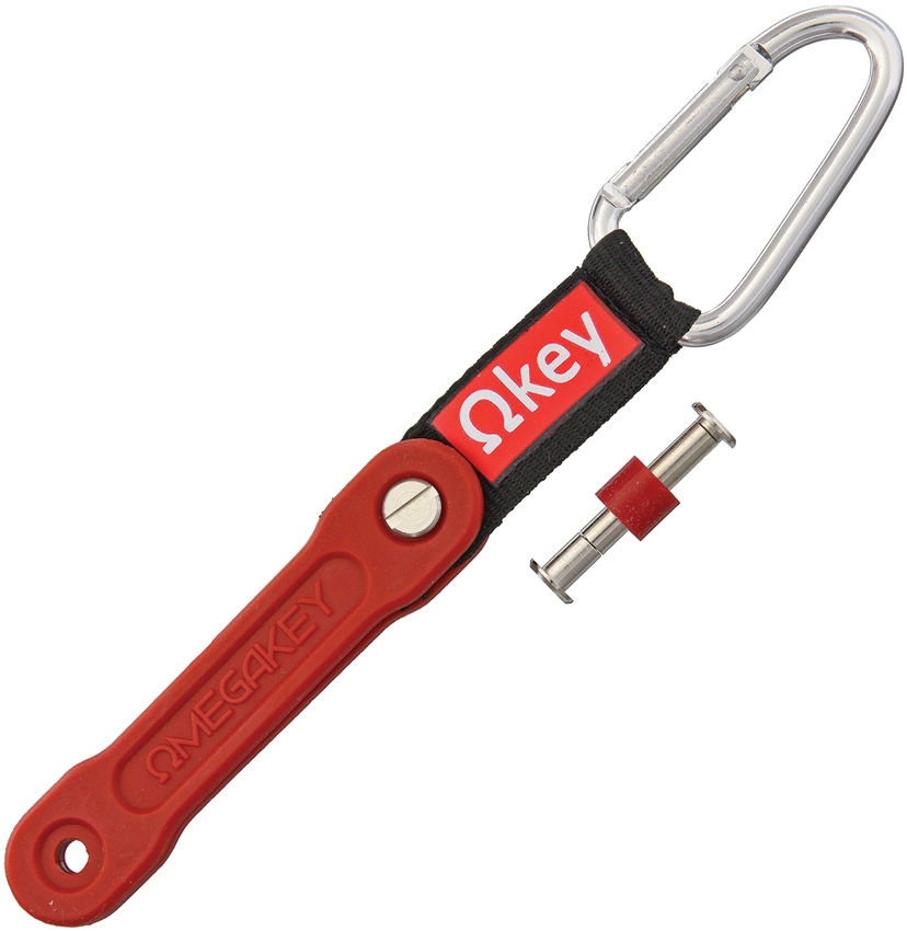 Omega Key OMG01R Key Organizer & Extender - Red