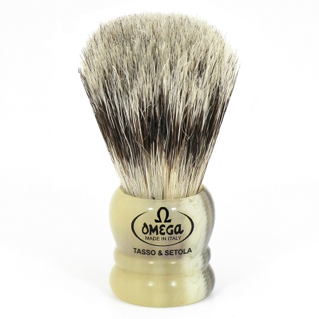 Omega Italy Bristle Mix Shaving Brush- Resin Handle 11047