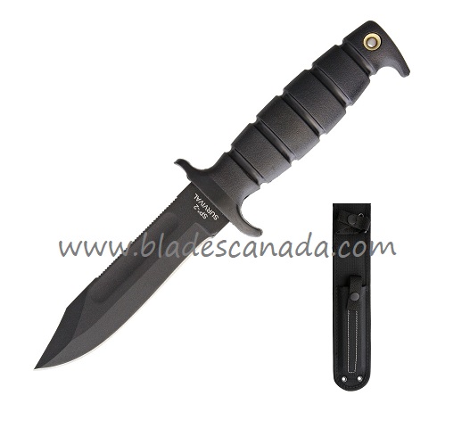 OKC SP-2 Sawback Fixed Blade Survival Knife, 1095 Carbon, Nylon Sheath, 8680