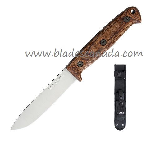 OKC Bushcraft Fixed Blade Field Knife, 420 HC, Nylon Sheath, 8696 - Click Image to Close