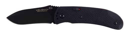 OKC Joe Pardue Folding Knife, Assisted Opening, AUS 8 Black, G10 Black, 8873