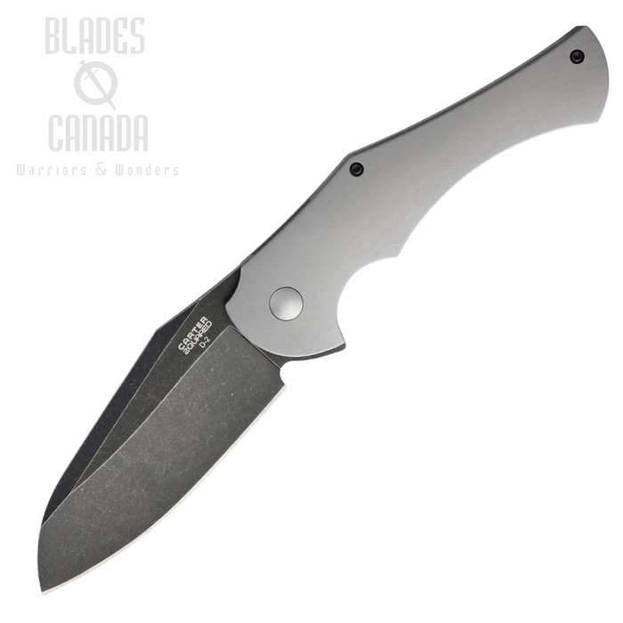 OKC Carter 2quared Framelock Folding Knife, D2 Steel, Titanium, 8876