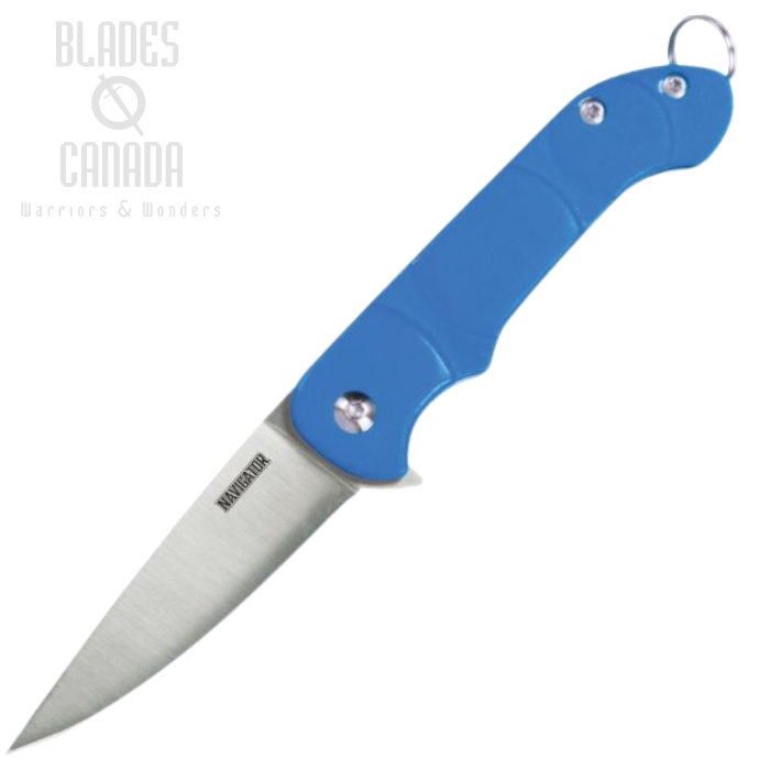OKC Navigator Flipper Folding Knife, Blue Handle, 8900BLU