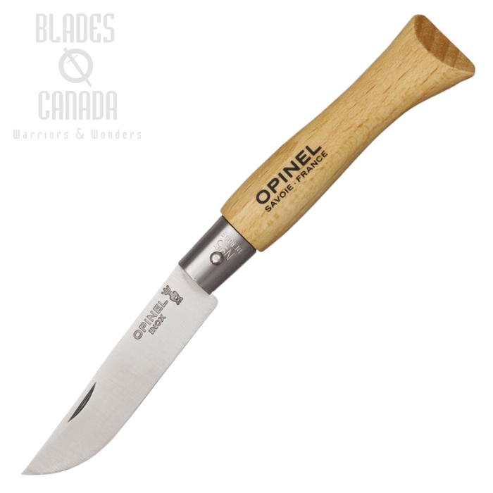 (image for) Opinel No.5 Stainless Steel - Beech Wood, 001072