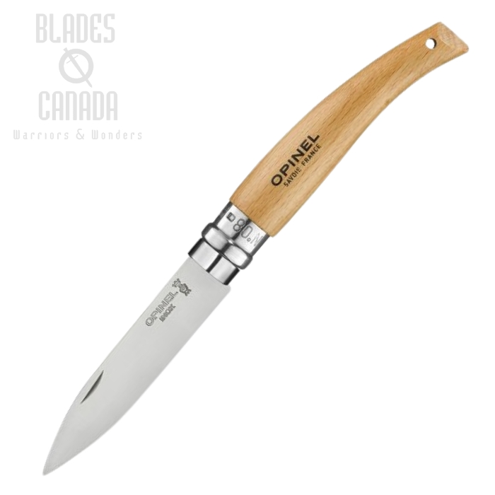 (image for) Opinel No.8 Stainless Steel Garden Knife - Beechwood 133080