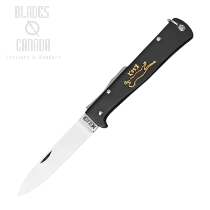 Otter-Messer Mercator Black Cat Folding Knife, C75 Carbon, L154