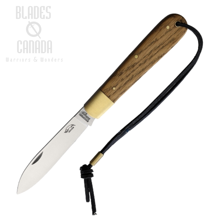 Otter-Messer Large Classic Slipjoint Folding Knife, Stainless, Wood Handle, 161RMS