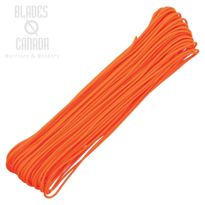 325 Paracord, 3-Strand 100Ft. - Neon Orange - RG1171H