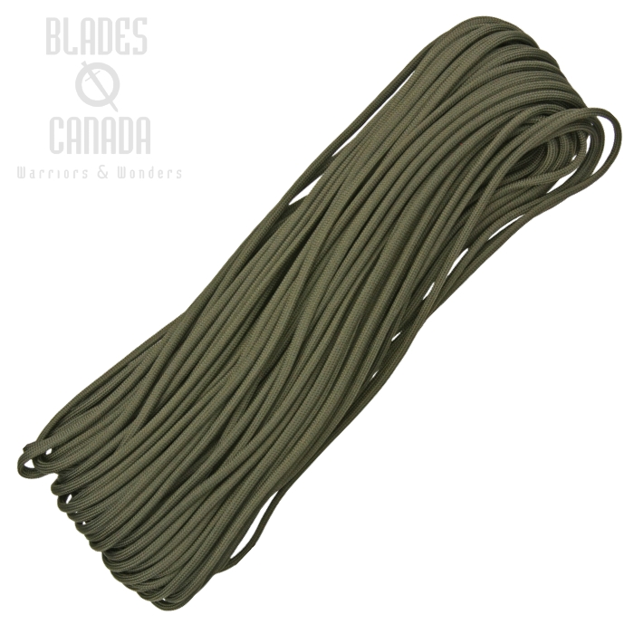 550 Paracord, 100Ft. MIL-SPEC - OD Green