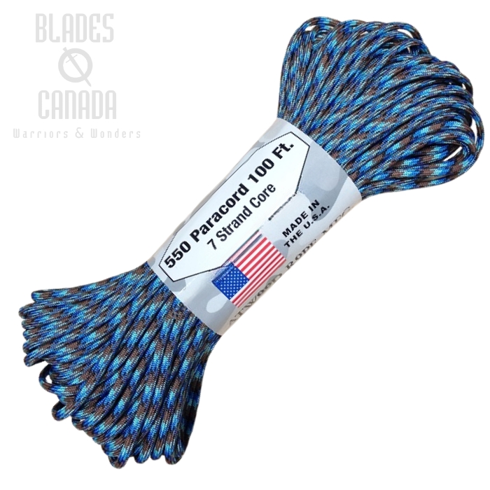 550 Paracord, 100Ft. - Abyss