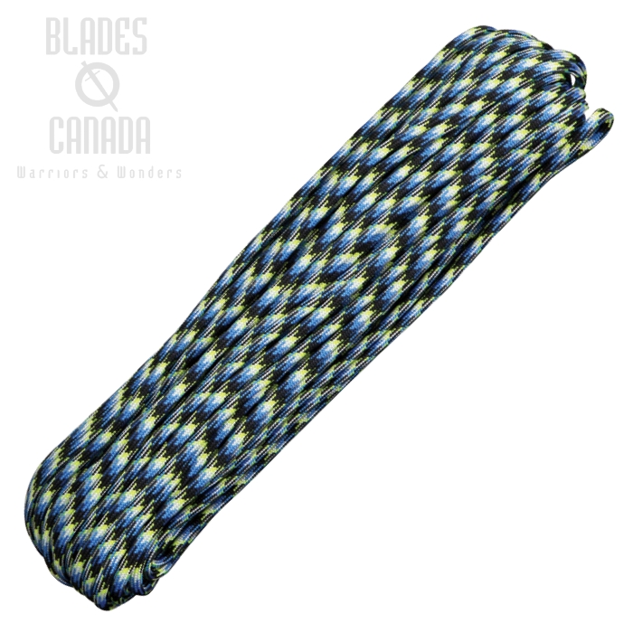 550 Paracord, 100Ft. - Blue Snake - RG008H