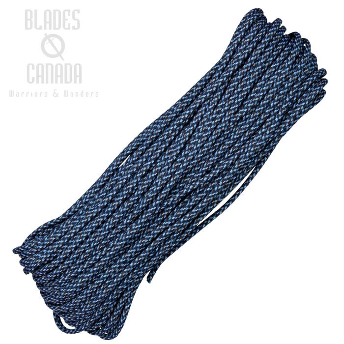 550 Paracord, 100Ft. - Blue Spec, RG113H