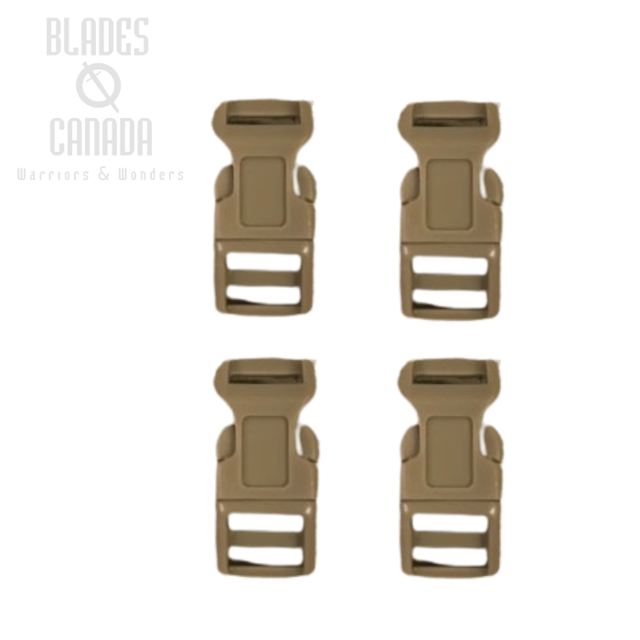 Paracord Large Buckle 4-Pack [Coyote Brown]