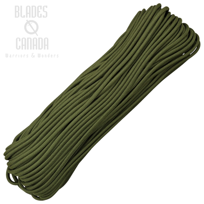 550 Paracord, 100Ft. - Camo Green