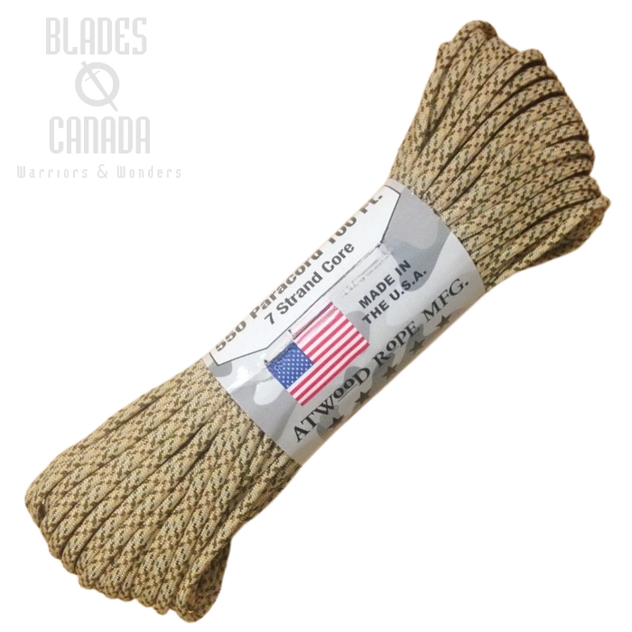 550 Paracord, 100Ft. - Desert