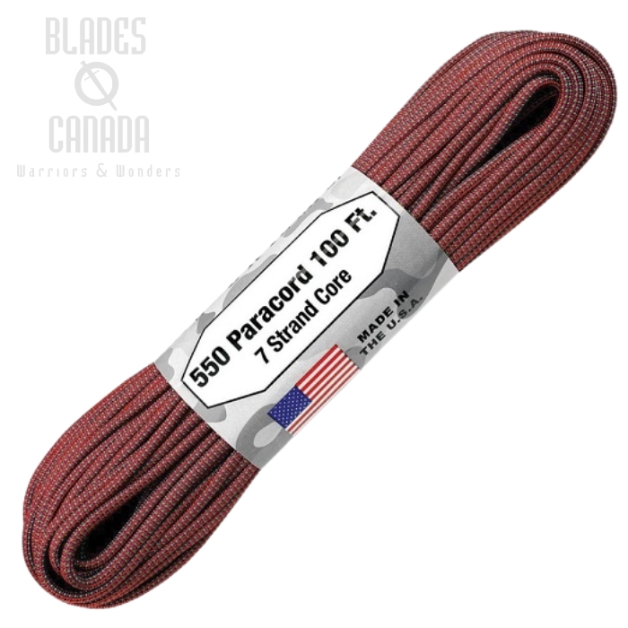 550 Paracord, 100Ft. - Colour Changing - Dragon Fruit, RG1297H
