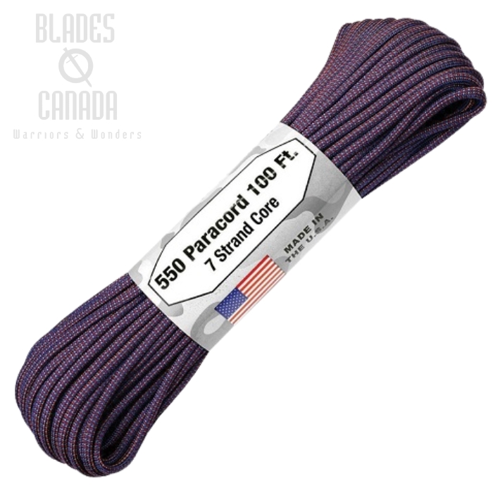 550 Paracord, 100Ft. - Colour Changing - Prism, RG1299H