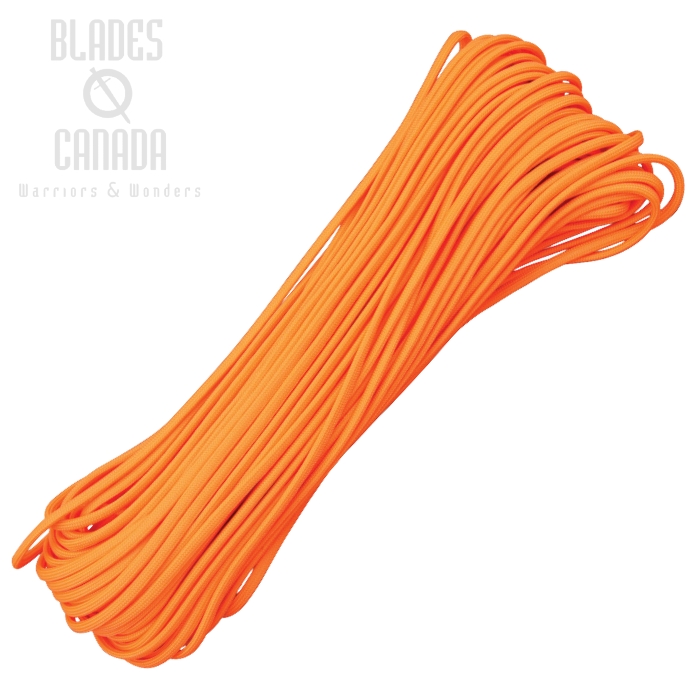 550 Paracord, 100Ft. - Neon Orange