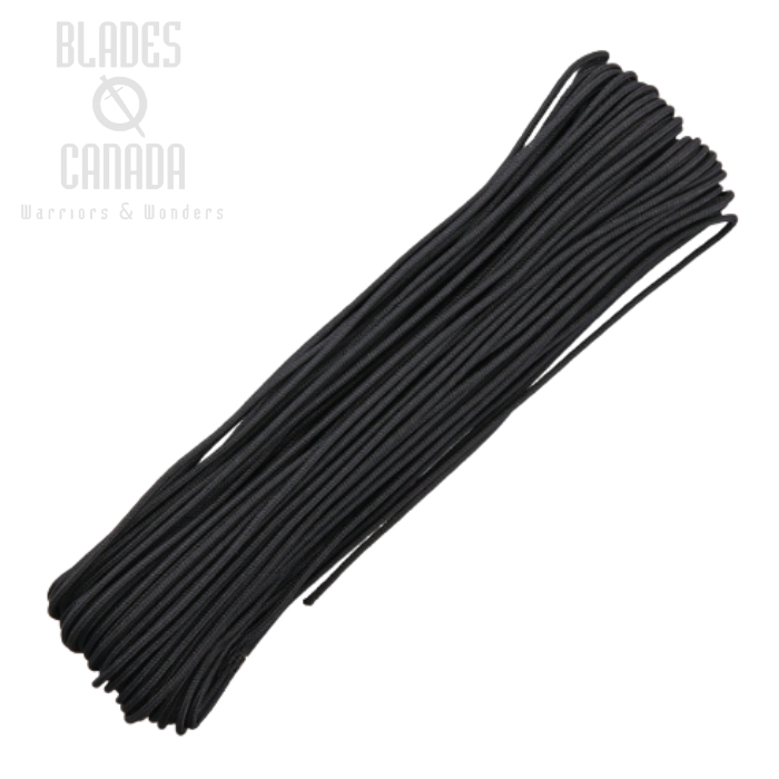 425 Paracord, 4-Strand 100Ft. - Black