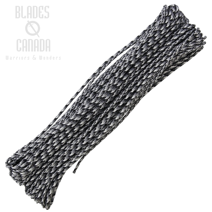 Tactical 3/32 Paracord 4-Strand, 100Ft. - Urban Camo, RG1156