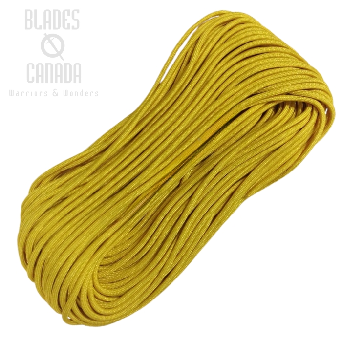 550 Paracord, 100Ft. - Yellow Gold - RG1081H