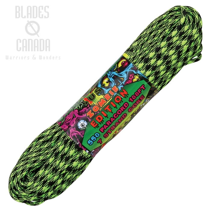 550 Paracord, 100Ft. - Zombie Outbreak