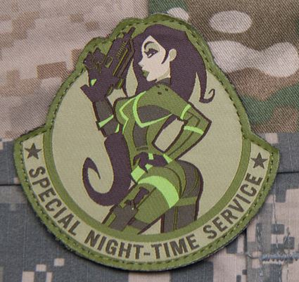Mil-Spec Monkey Patch - Special Night Time Service - Click Image to Close