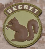 Mil-Spec Monkey Patch - Secret Squirrel PVC - Click Image to Close
