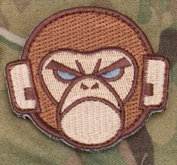 Mil-Spec Monkey Patch - Monkey Head Logo - Click Image to Close