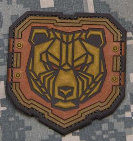 Mil-Spec Monkey Patch - Industrial Bear PVC - Click Image to Close