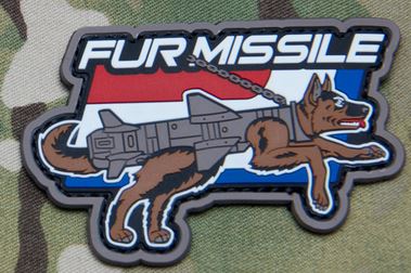 Mil-Spec Monkey Patch - Fur Missile PVC - Click Image to Close