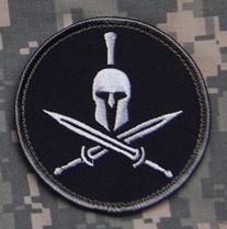 Mil-Spec Monkey Patch - Spartan Helmet - Click Image to Close