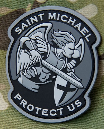 Mil-Spec Monkey Patch - Saint Michael Modern PVC - Click Image to Close