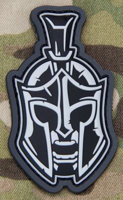 Mil-Spec Monkey Patch - Spartan Head 1 PVC - Click Image to Close