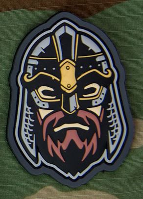 Mil-Spec Monkey Patch - Viking Warrior Head 2 PVC