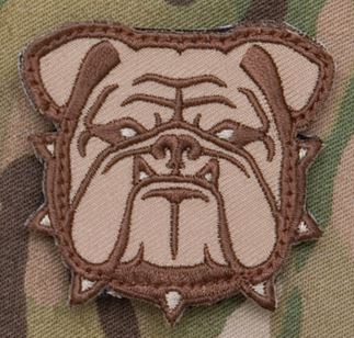 Mil-Spec Monkey Patch - Bulldog Head Small