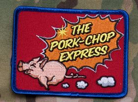 Mil-Spec Monkey Patch - Pork Chop Express - Click Image to Close