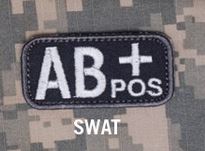 Mil-Spec Monkey Patch - Blood Type - SWAT - Click Image to Close