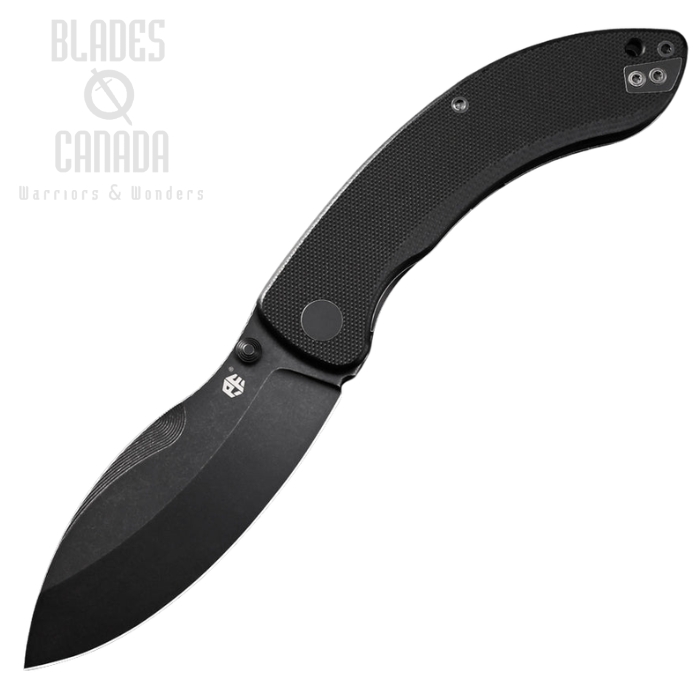 (image for) Petrified Fish Zonda Folding Knife, 14C28N Black SW, G10 Black, PFB06DDW