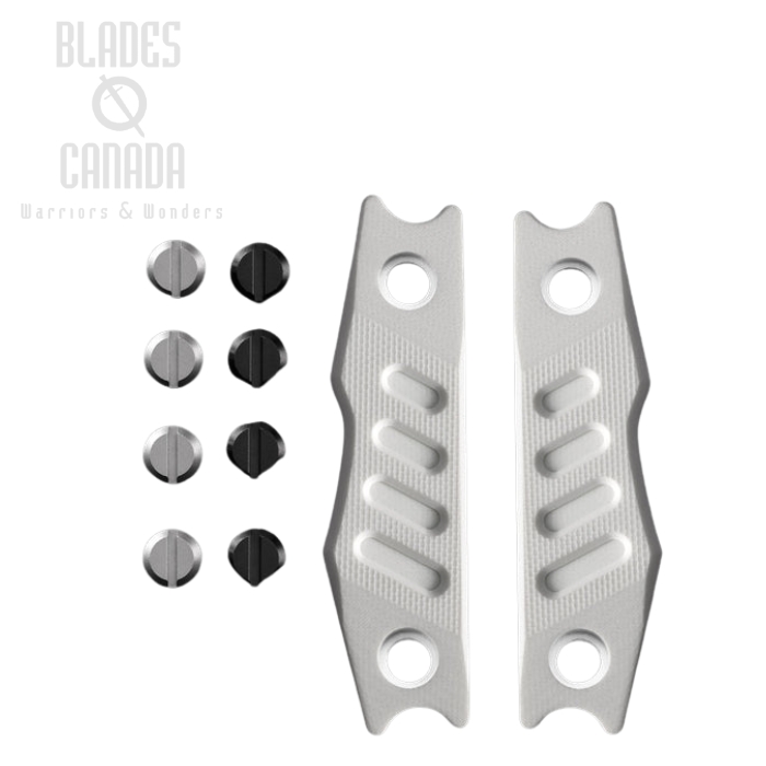 (image for) Petrified Fish Scale Overlay for PFE18 Bison L, G10 White, PFE18WOL