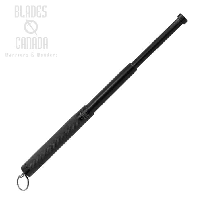 PFT Collapsible Keyring Stick 12", Steel Black, PF12TKR