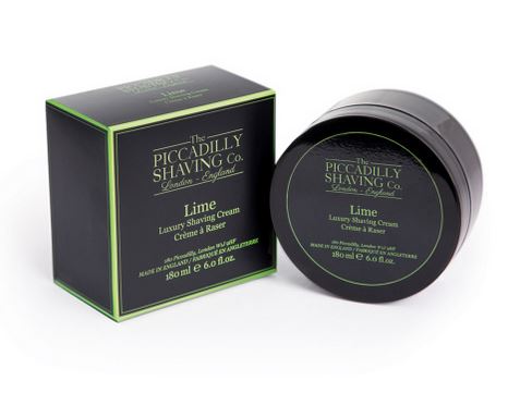 The Piccadilly Shaving Co. Shaving Cream Bowl 180ml- Lime
