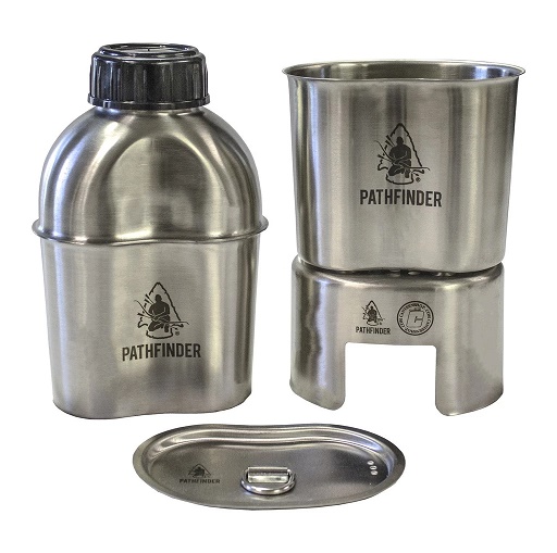 Pathfinder Stainless Steel Canteen Cooking Set 1050-PF