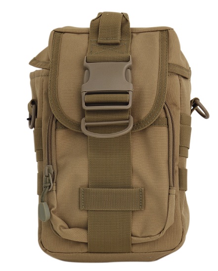 Pathfinder MOLLE Bag w/ Shoulder Strap - Coyote Brown PF-MBB