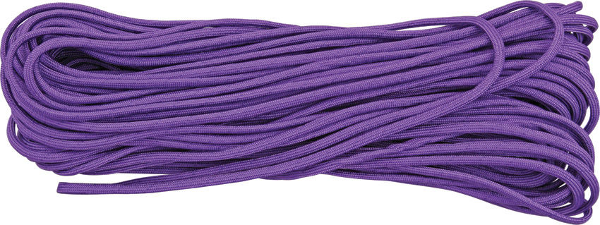 550 Paracord, 100Ft. - Purple, RG1217H - Click Image to Close