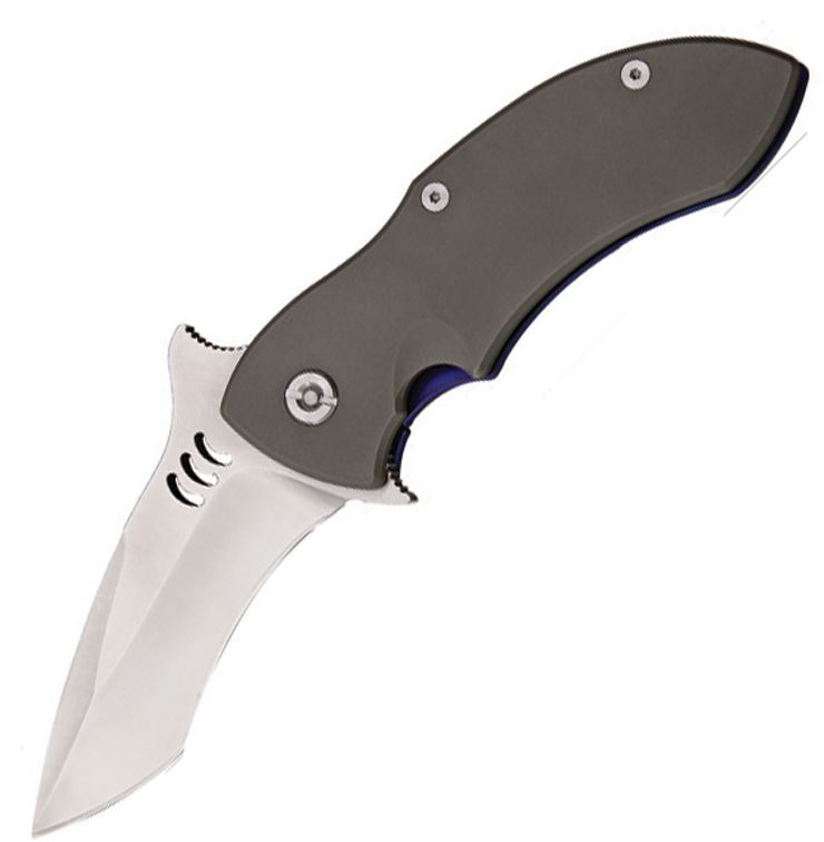 Quartermaster Mr. Furley Framelock Folding Knife, CPM 154, Titanium, QTRQSE4