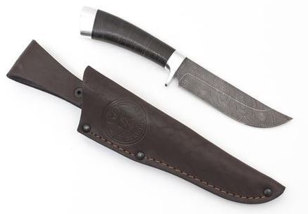 Russian Bulat 012LA Shurale Damascus Hunting Knife - Click Image to Close