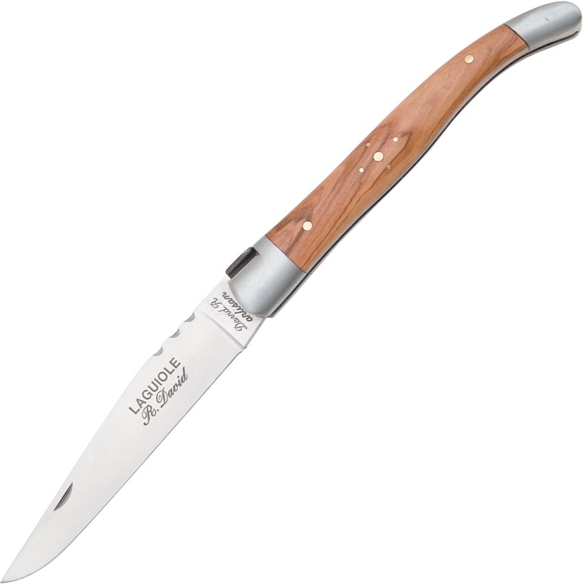 Robert David Laguiole Folder Small 90911 - Olive Wood - Click Image to Close