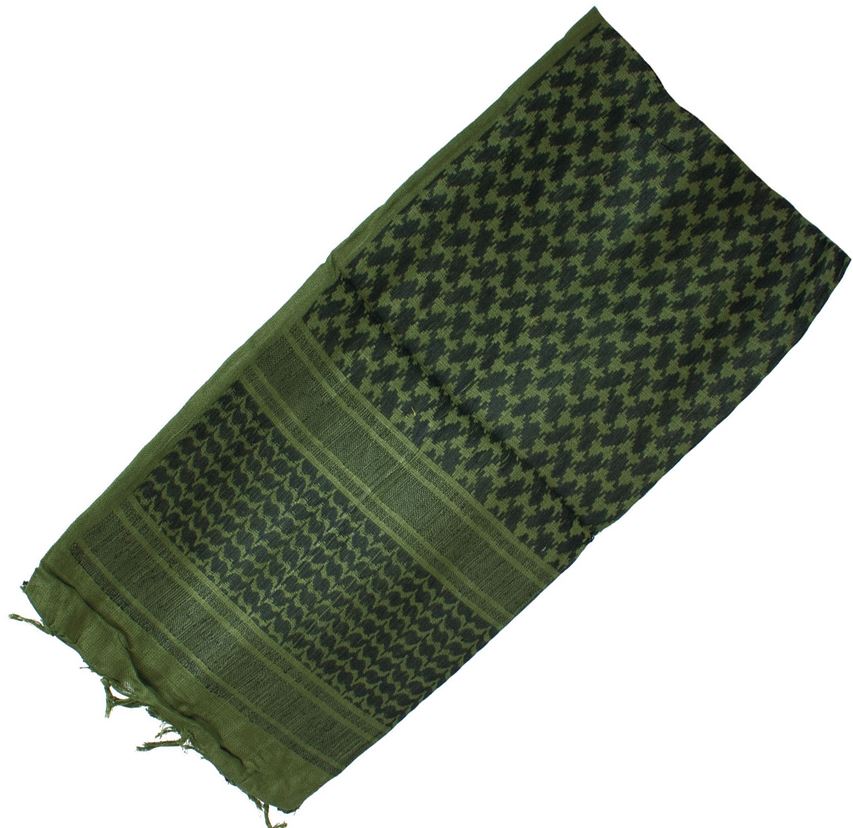 Red Rock Shemagh - Olive Drab/ Black