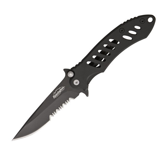 Remington Sportsman FAST Folding Knife, Stainless Handle, R18219 - Click Image to Close